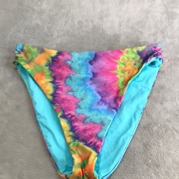 Becca by Rebecca Virtue Revival Danielle High-Waist High Leg Bottoms Size M New - Picture 1 of 7